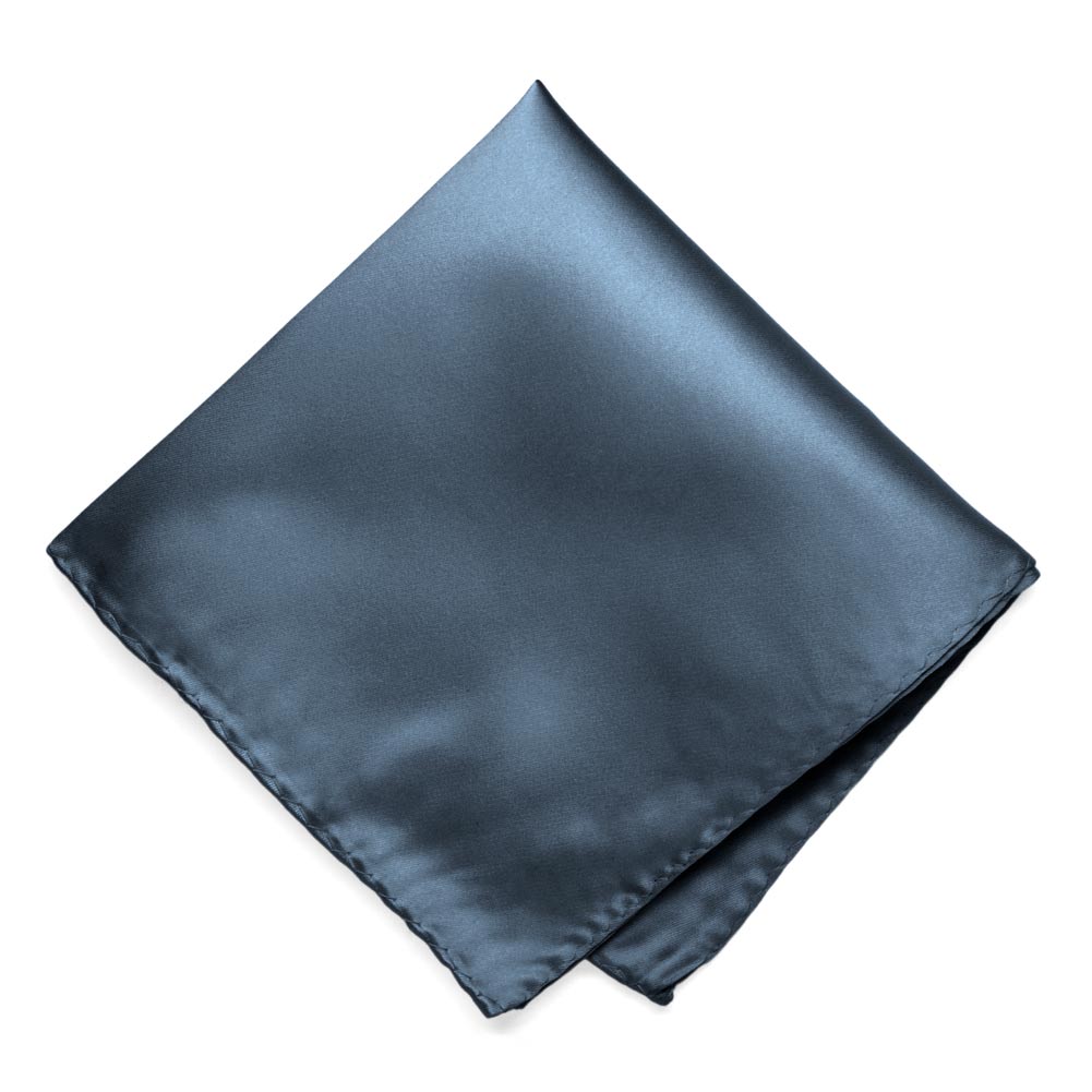 Dusty Blue Premium Pocket Square