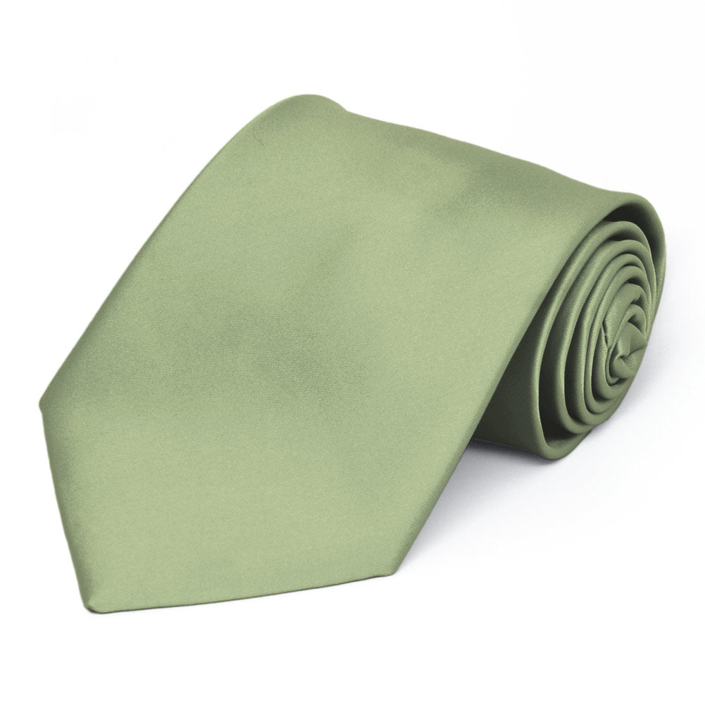 Sage Premium Solid Color Necktie