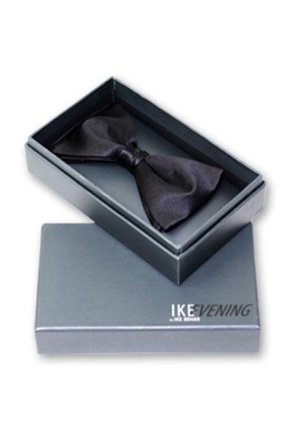 "Ike" Black Silk Bow Tie