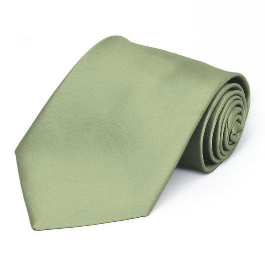 Sage Premium Solid Color Necktie