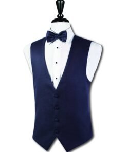 Navy Midnight Mason Tuxedo Vest