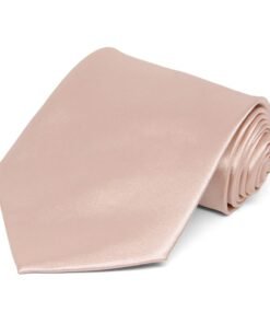 Blush Pink Solid Color Necktie