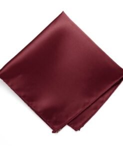 Burgundy Solid Color Pocket Square