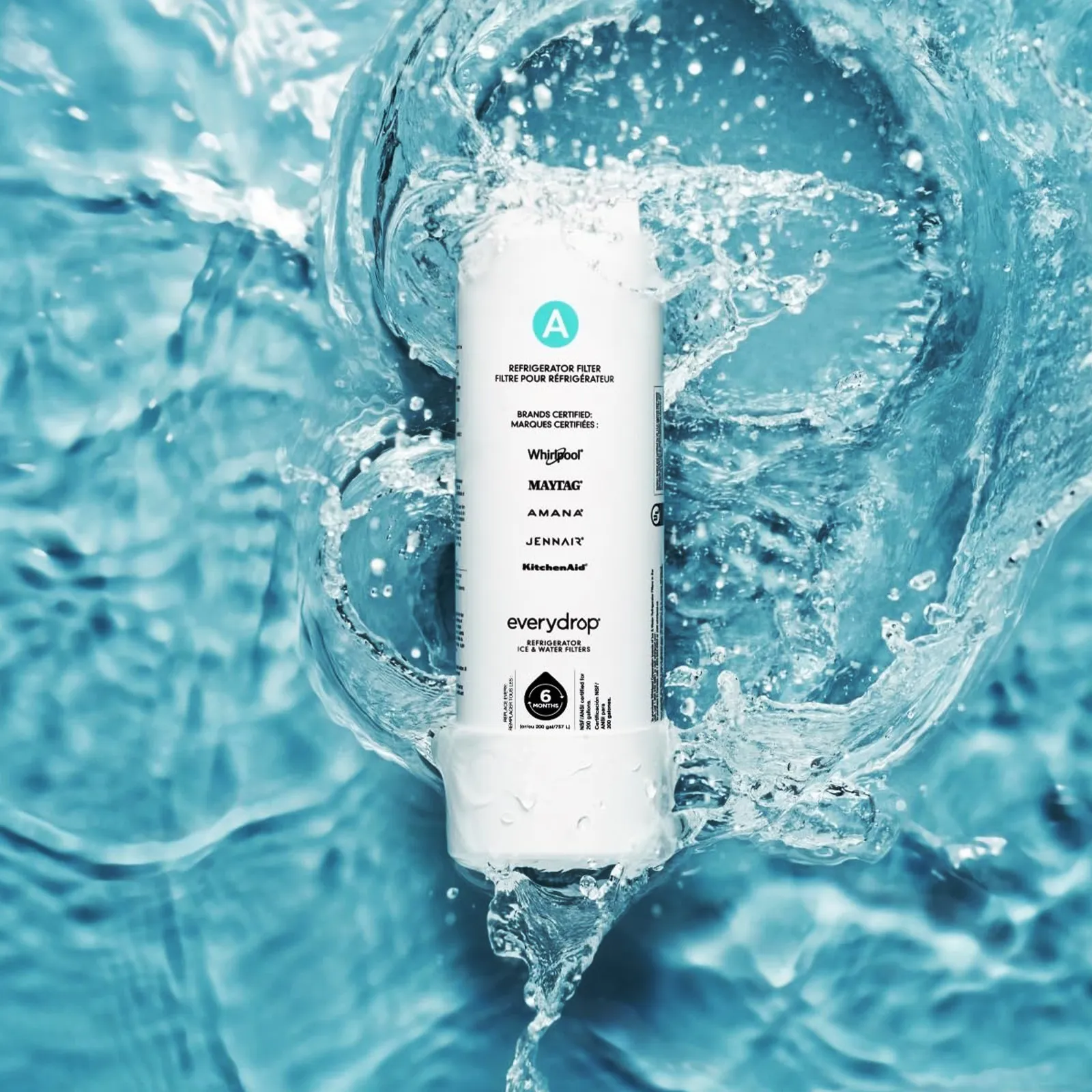 EveryDrop by Whirlpool EDRARXD1 Filter A Refrigerator Water Filter, W11519209, W11536439 - Image 4